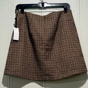 Plaid skirt - matches suit jacket